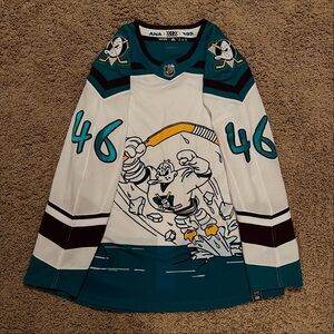 Anaheim Ducks Trevor Zegras Reverse Retro 1.0 size 50 hockey jersey